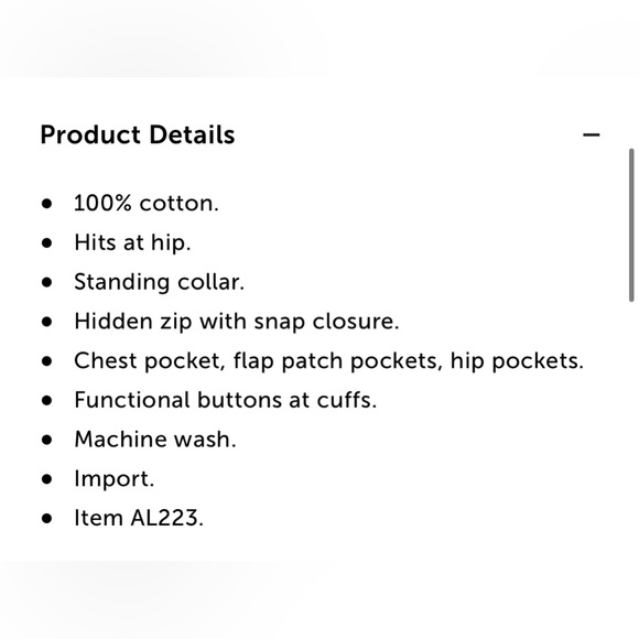 Resin-coated twill field jacket anorak olive green - Picture 2 of 10